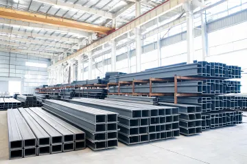 Structural steel for construction work